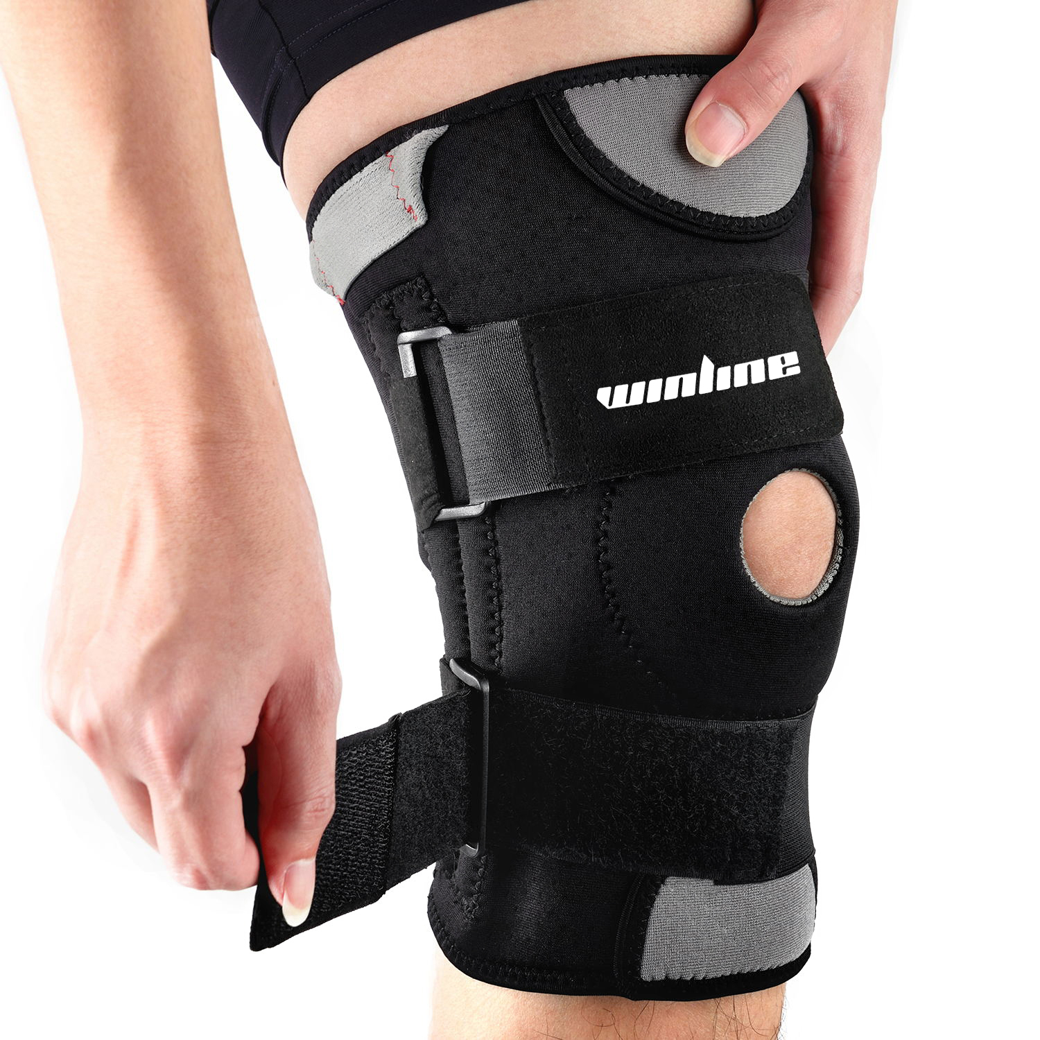 Open-Patella Knee Brace for Any Sport Protection